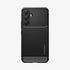 ACS02324 - Galaxy A72 Case Rugged Armor in Matte Black showing the back
